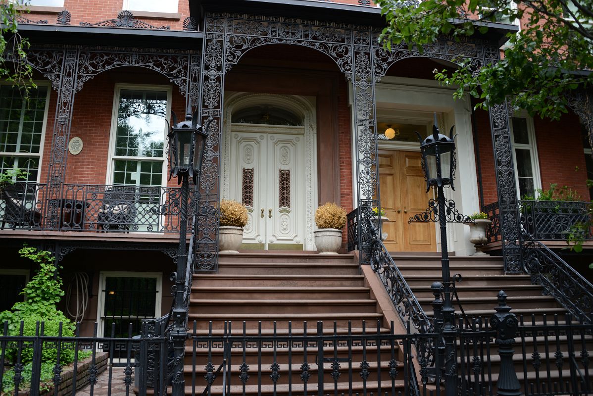 21-1 4 Gramercy Park West Is Made Of Brick With Cast-iron Verandas Attributed to Alexander Jackson Davis Near Union Square Park New York City